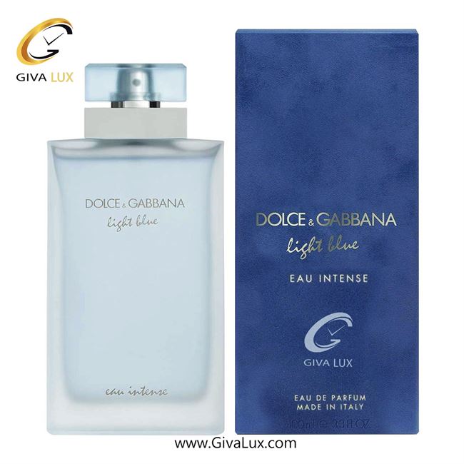  ادو پرفیوم  زنانه اورجینال مدل Dolce and Gabbana Light Blue Eau Intense | دولچه گابانا لایت بلو او اینتنس حجم  100 میل